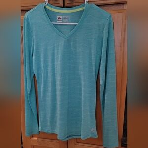 Men's Teal Long Sleeve Shirt